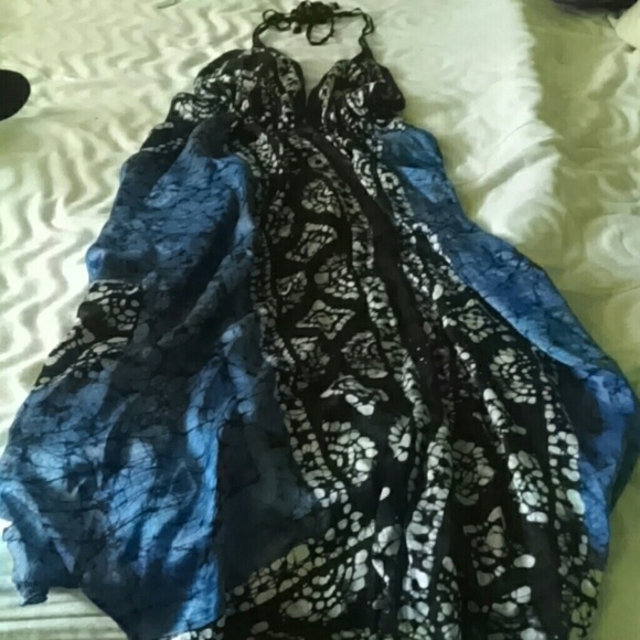 A silk dress