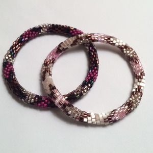 Set of two Lilly and Laura Bracelets