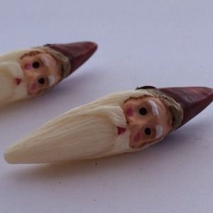 Vintage Santa  earrings