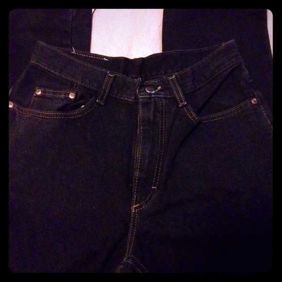 Vintage Black High Waist Jeans