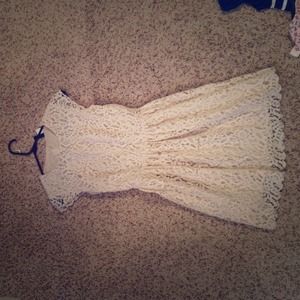 White Patterned Dress