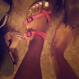 Pink Birkenstock Sandals for @sbladdick !