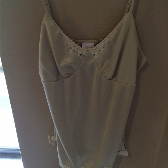 Silk tan top