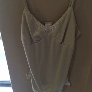 Silk tan top