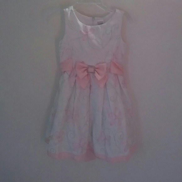 Little girl size 4t flower church dress