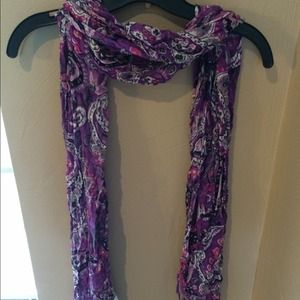 Paisley purple scarf