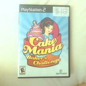 Play Station 2 game (Cake Mania)