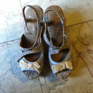 Jelly pop wedges sandals