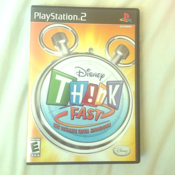Play Station 2 game (Think Fast)