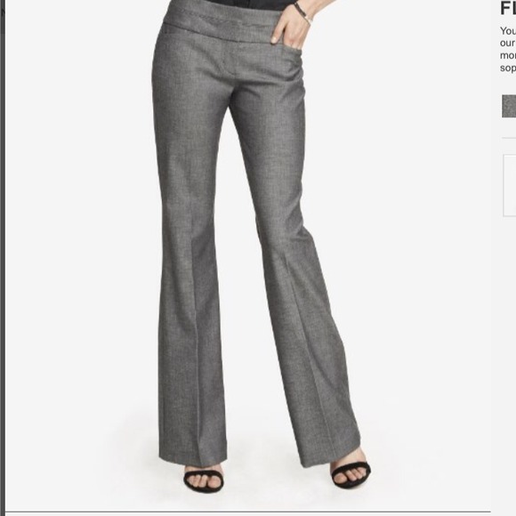 Express light tweed gray Editor pants - Picture 1 of 3