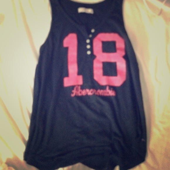 Abercrombie buttoned tank top
