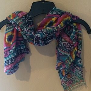 Aztec designed scarf