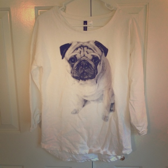 H&M Pug Sweatshirt