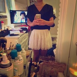 White lace skirt from h&m