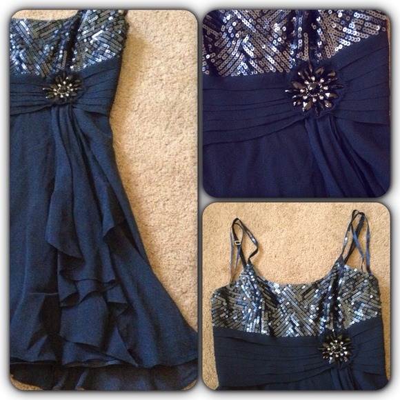 Classy Bluish Navy dress(gift) - Picture 2 of 3