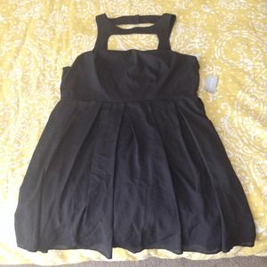 Stylish LBD with neck cutouts