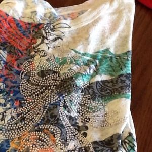 MultiColor Top short sleeved  "SURF TIME"