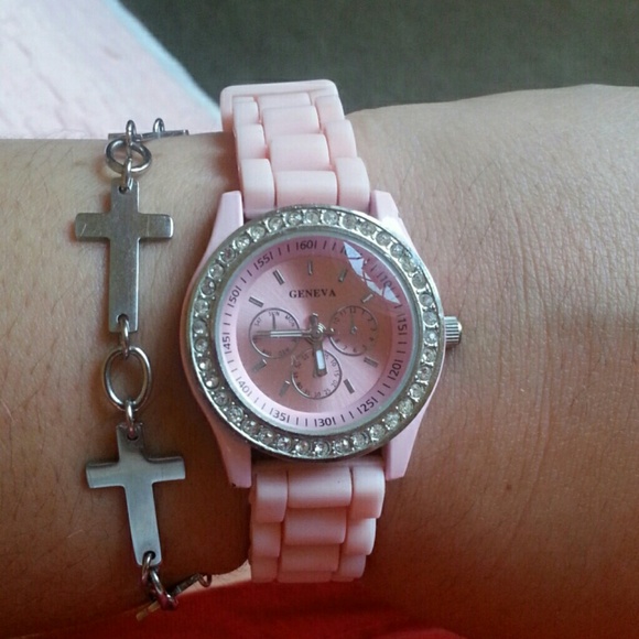 Geneva Jewelry - 🌻BABY PINK JELLY WATCH