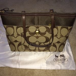 Brown Coach purse