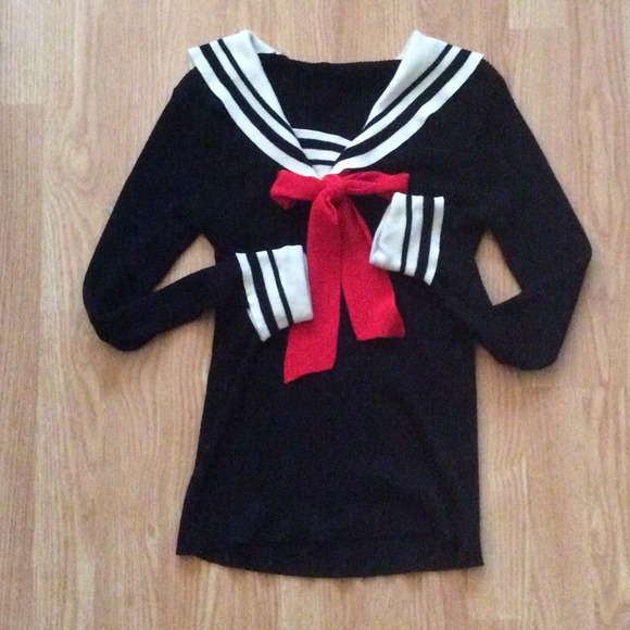 BUNDLE! Sailor Sweater + Peter Pan Collar Shirt