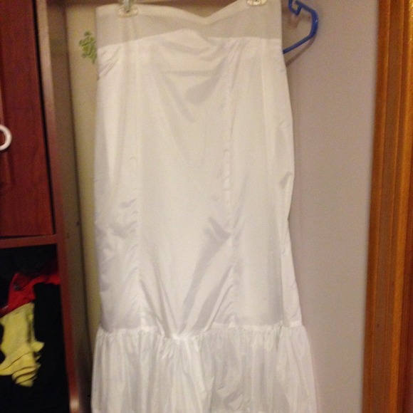 Bridal slip from David's Bridal-a line