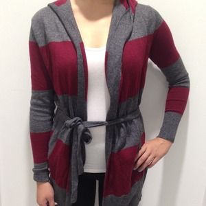 Striped Sweater Cardigan