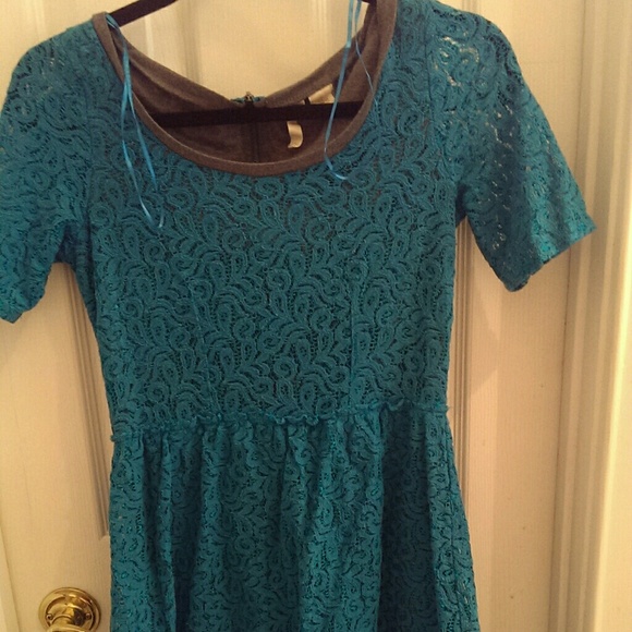 Lace Blue Dress