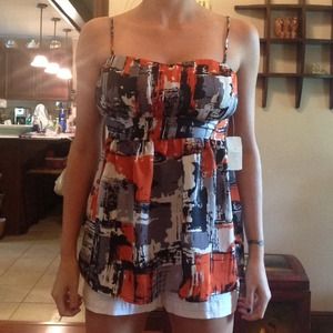 Spaghetti strap dress top