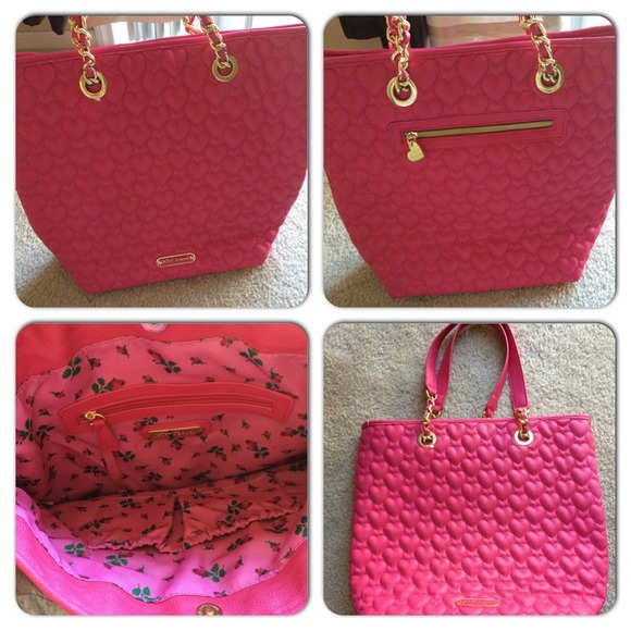Betsey Johnson pink handbag