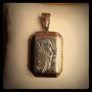 Sterling Silver picture Frame Locket