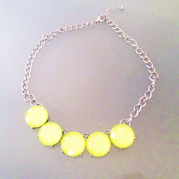 Accessories - Neon Yellow Statement Necklace Accessories - Neon Yellow Statement Necklace