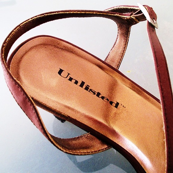 Unlisted Shoes - Strappy Brown Heels Unlisted Shoes - Strappy Brown Heels