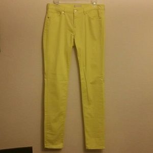 Yellow Uniqlo pants size 28