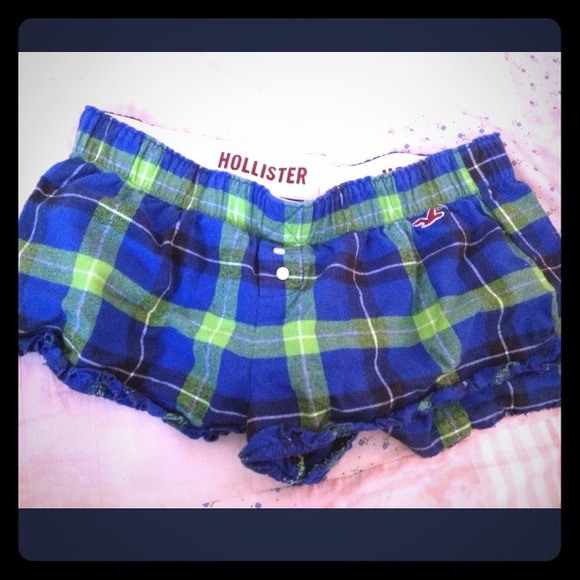 Hollister lounging-around shorts.