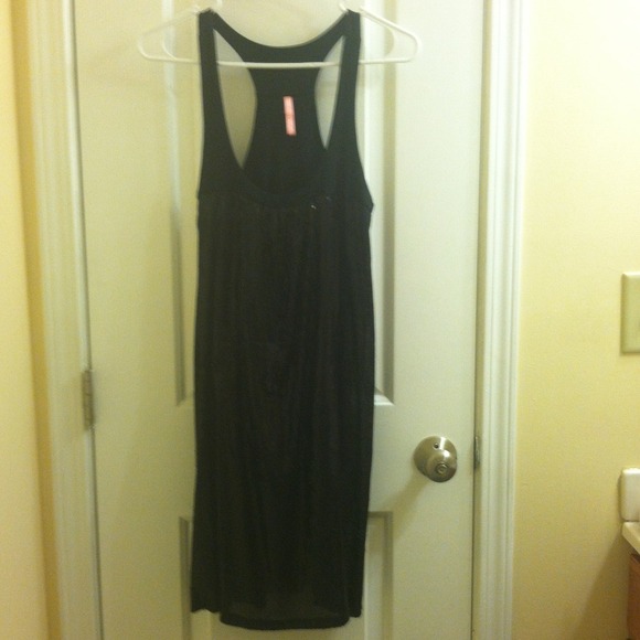 Black sequin dress