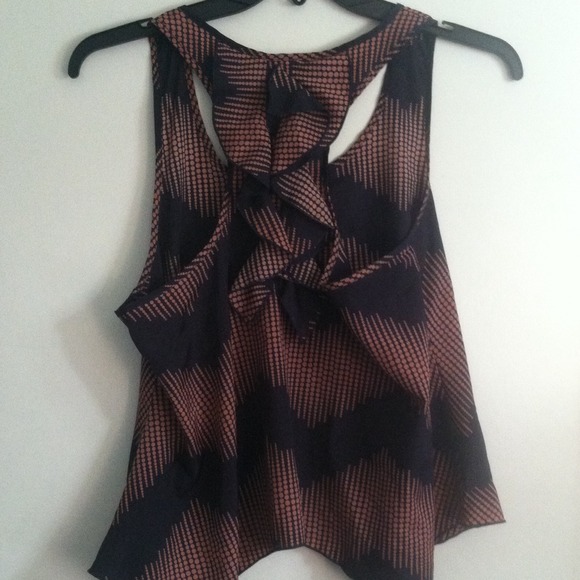 Blue and pink printed top - Picture 2 of 4