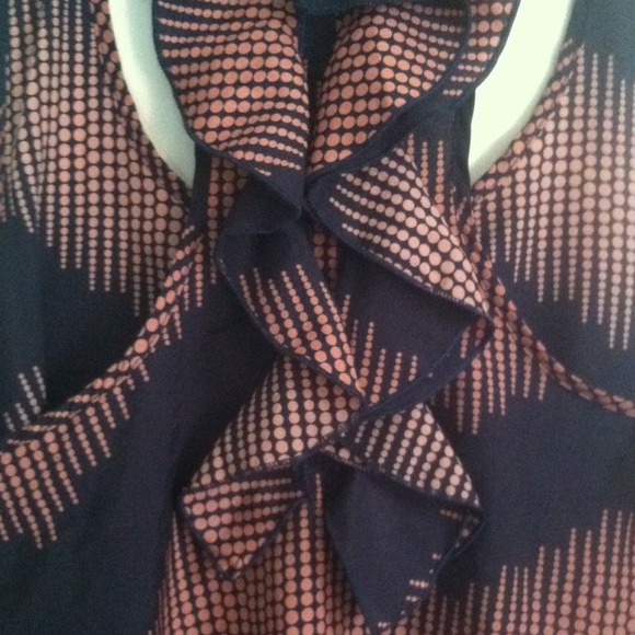 Blue and pink printed top - Picture 4 of 4