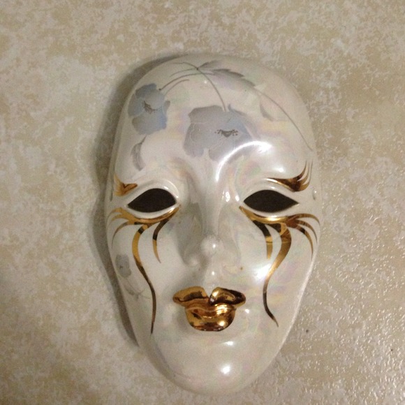 Porcelain masquerade mask
