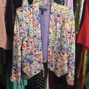 XS Jessica Simpson floral blazer. Never worn