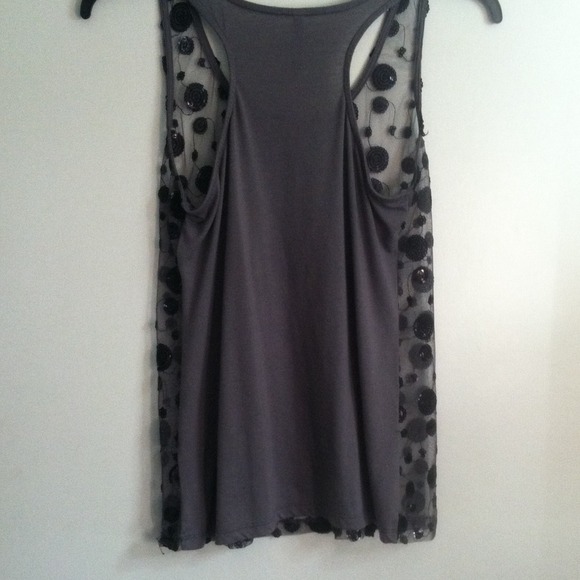 Black See-Through Design Top - Picture 2 of 3