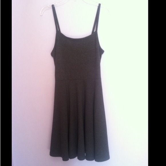 NWT grey melange skater dress
