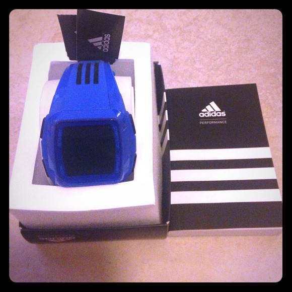 Bnib Adidas blue performance watch