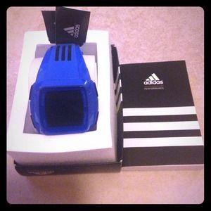 Bnib Adidas blue performance watch