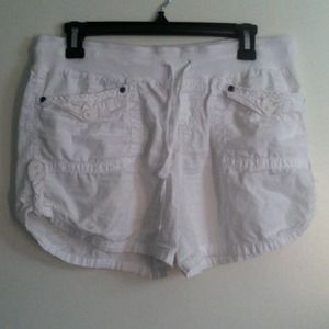 white Mossimo cotton shorts