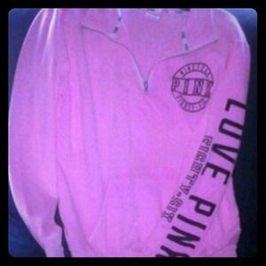 VS Half Zip-Pink