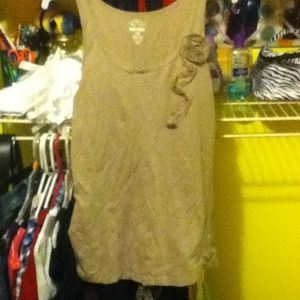 Brown tank top