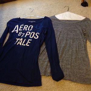 2 long sleeve t-shirts! Can be sold separately $5!