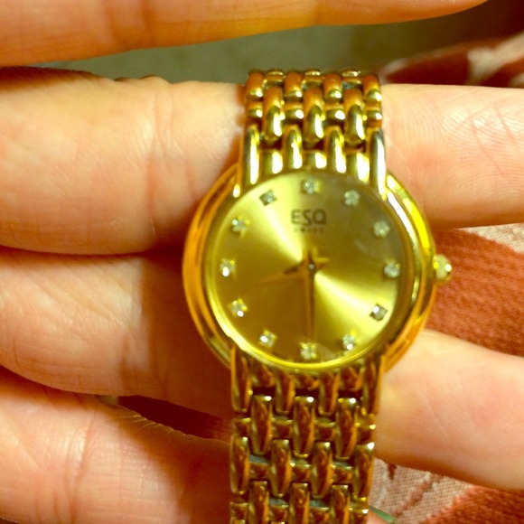 ESQ Gold Link Watch