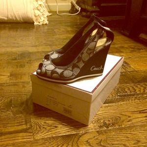 BRAND NEW COACH WEDGES!!!