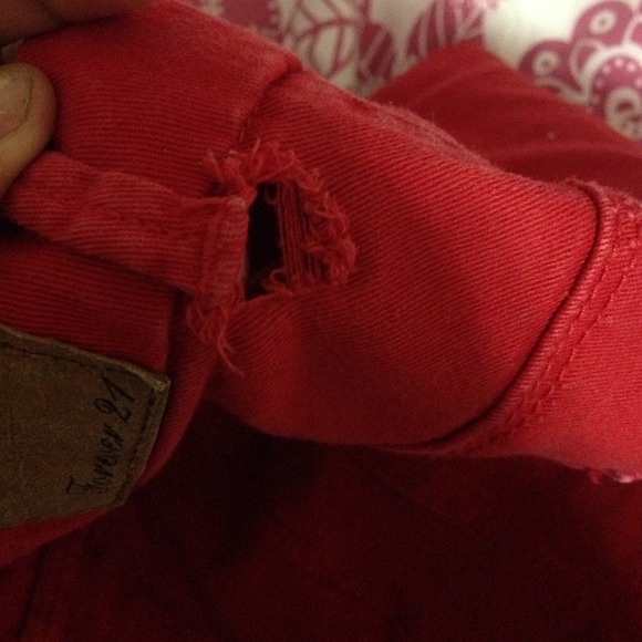 Red Forever 21 jeans. - Picture 3 of 3
